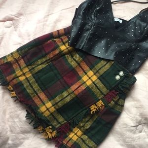 GUESS Vintage Plaid Skirt